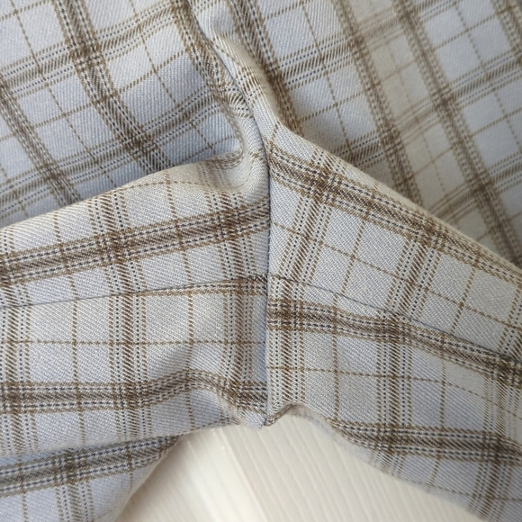 Urban Outfitters Kennedy Preppy Plaid Pleated High Waisted Menswear Shorts M - Picture 8 of 12